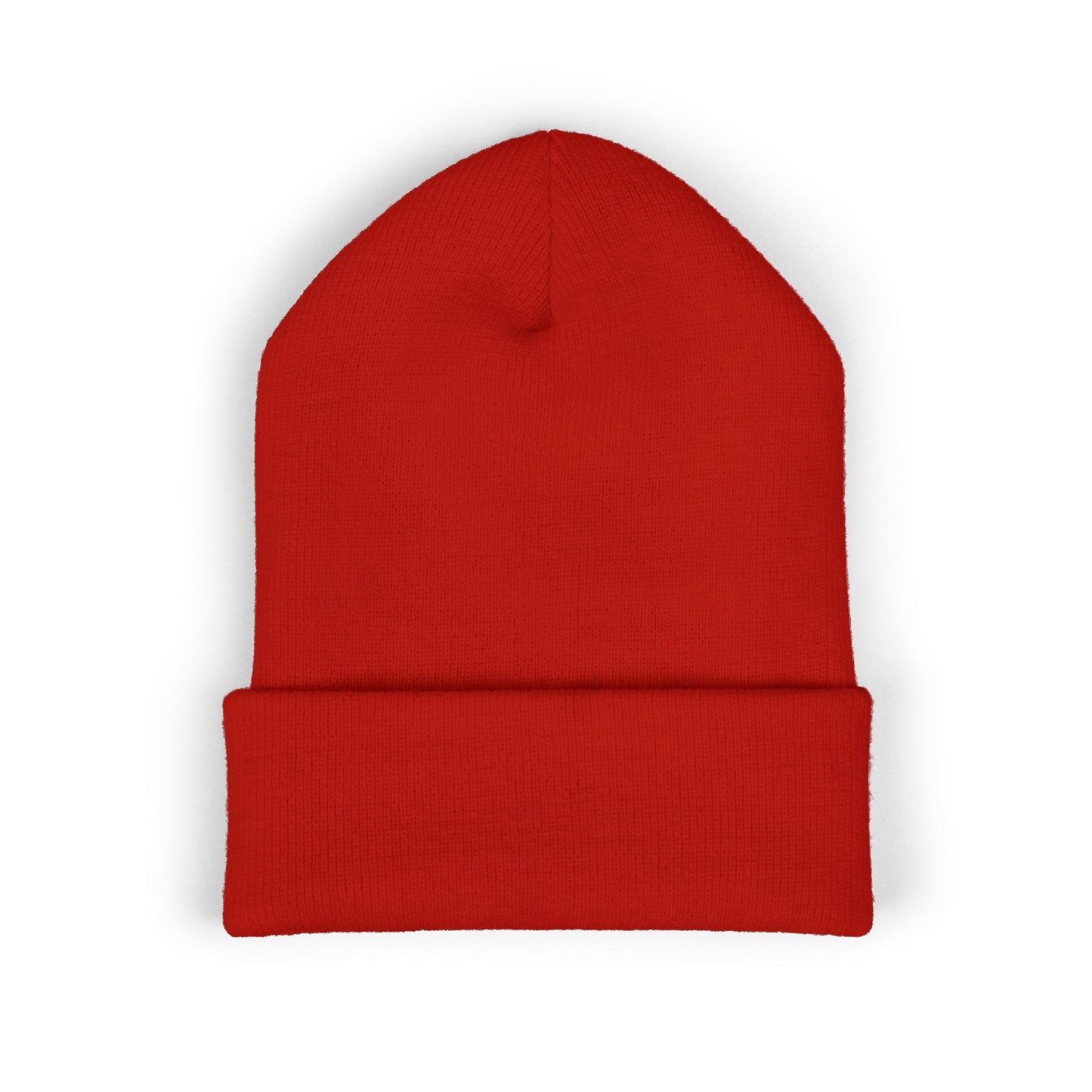 Embroidered 'Jesus' Crown Cuffed Beanie — Christian Faith Winter Hat