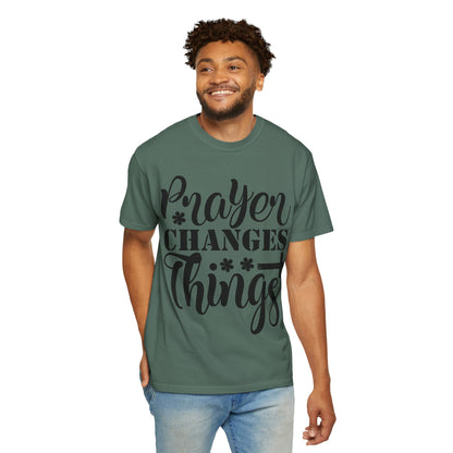Prayer Changes Things T-Shirt — Christian Faith Graphic Tee