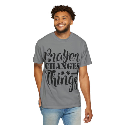 Prayer Changes Things T-Shirt — Christian Faith Graphic Tee