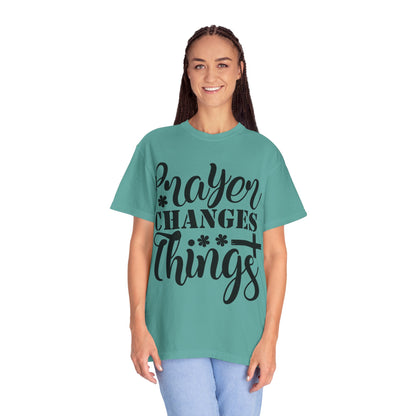 Prayer Changes Things T-Shirt — Christian Faith Graphic Tee