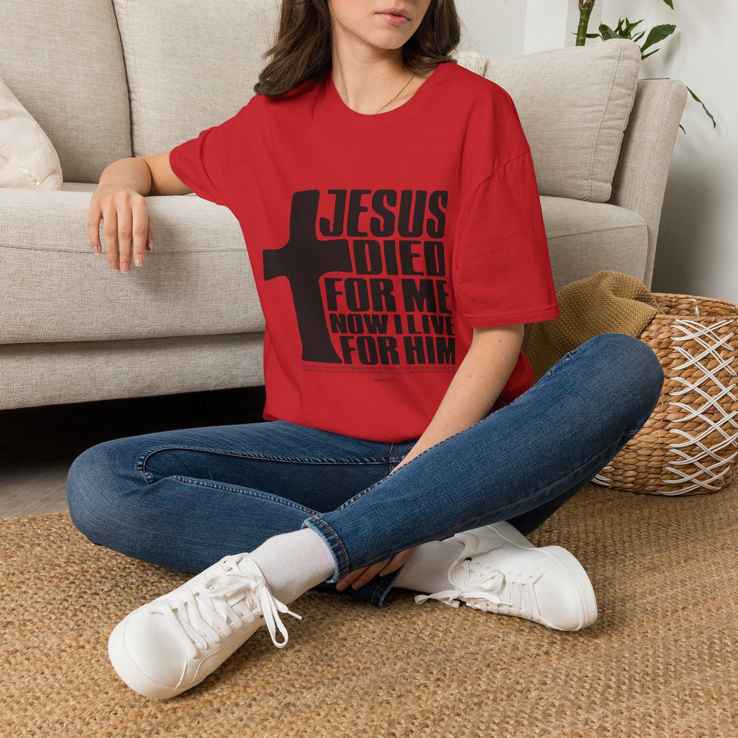Christian T-Shirt "Jesus Died For Me" — Faith Cross Graphic Tee