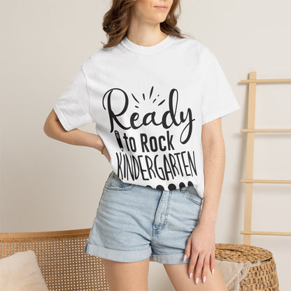 Ready to Rock Kindergarten T-Shirt — Back-to-School Kids Tee