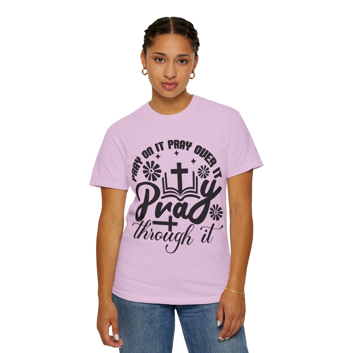 Prayer T-Shirt — "Pray Through It" Christian Faith Graphic Tee