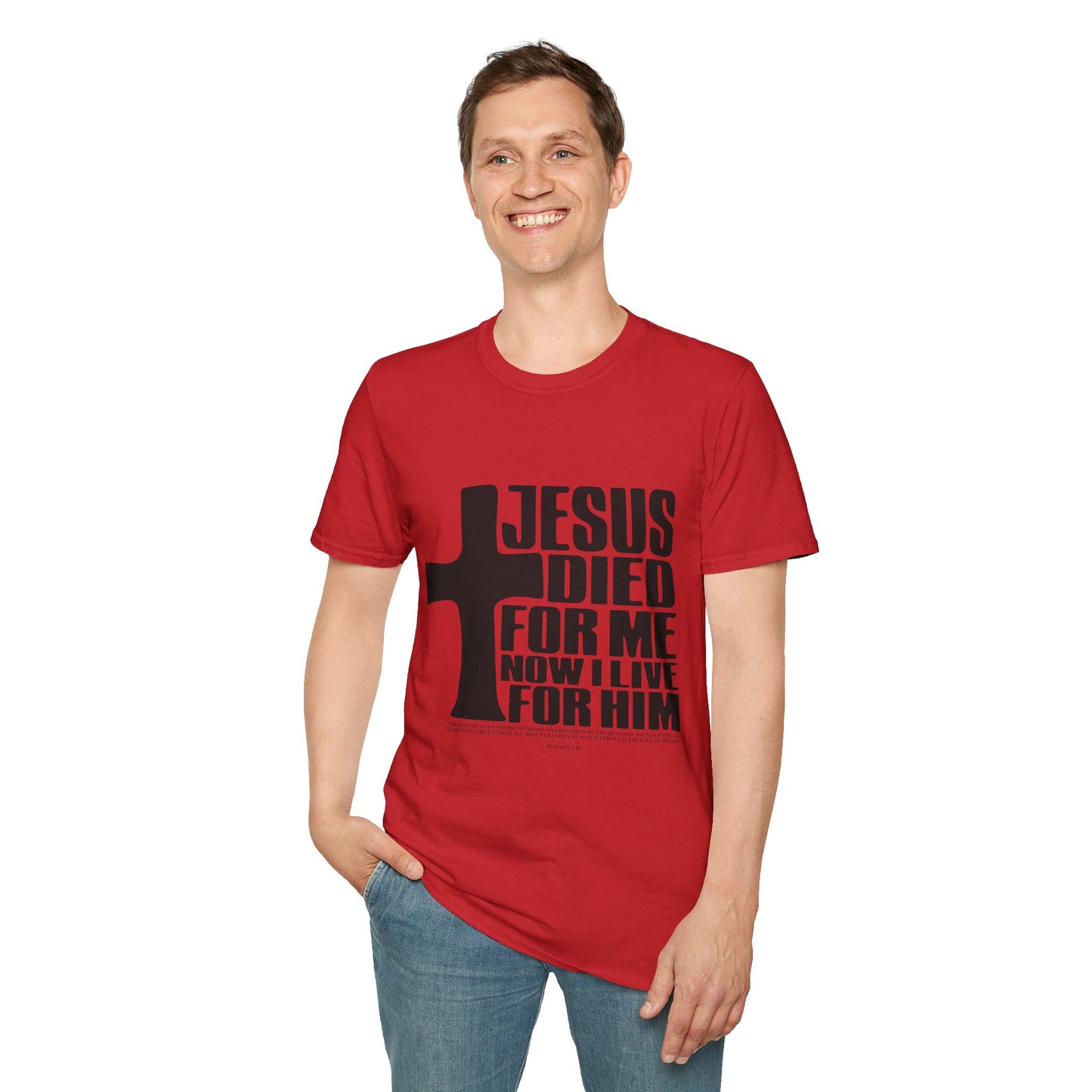 Christian T-Shirt "Jesus Died For Me" — Faith Cross Graphic Tee