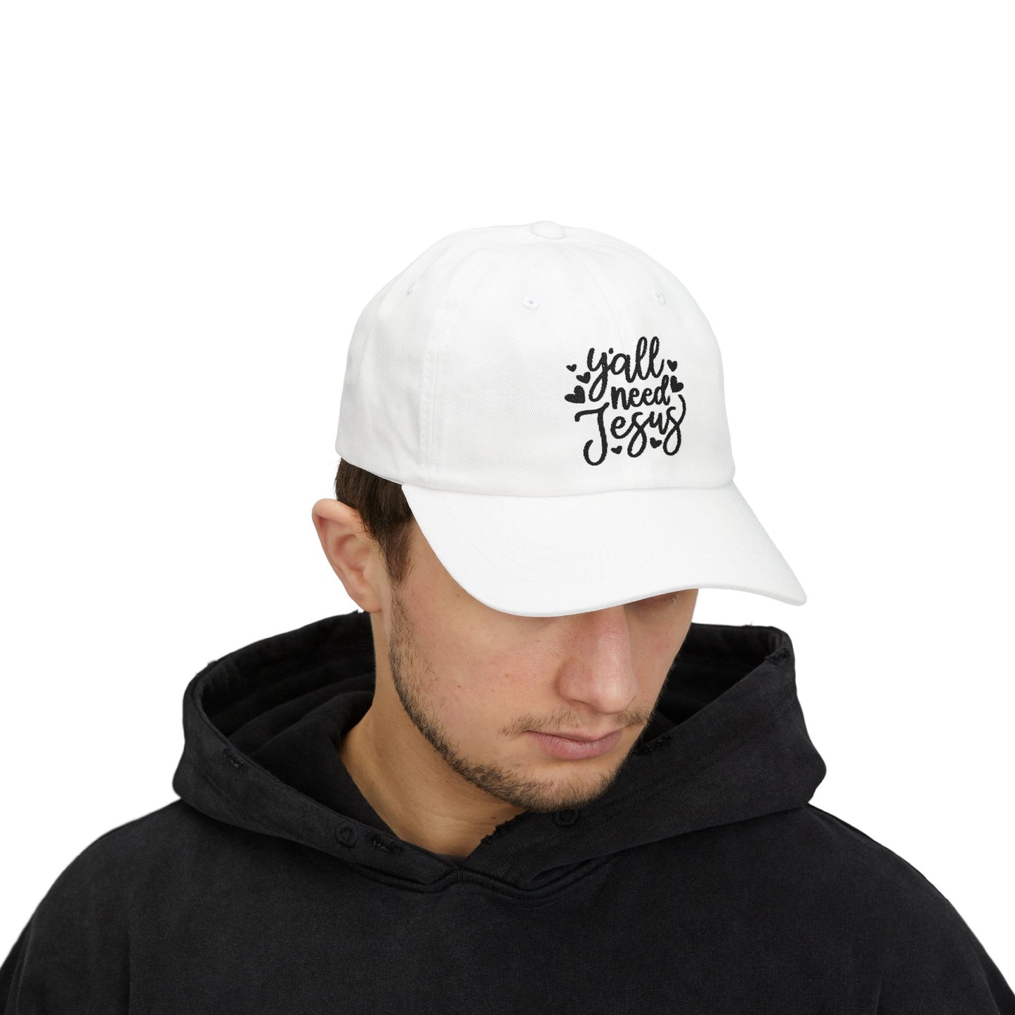 Dad Cap — “Y'all Need Jesus” Embroidered Christian Baseball Hat