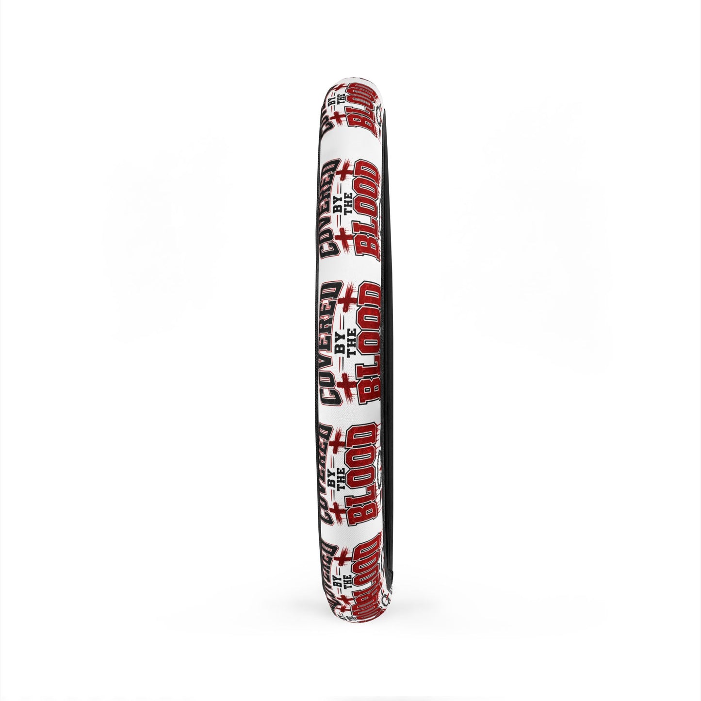 Steering Wheel Cover — Red "100% Blood" Racing Graphic Car Accessory