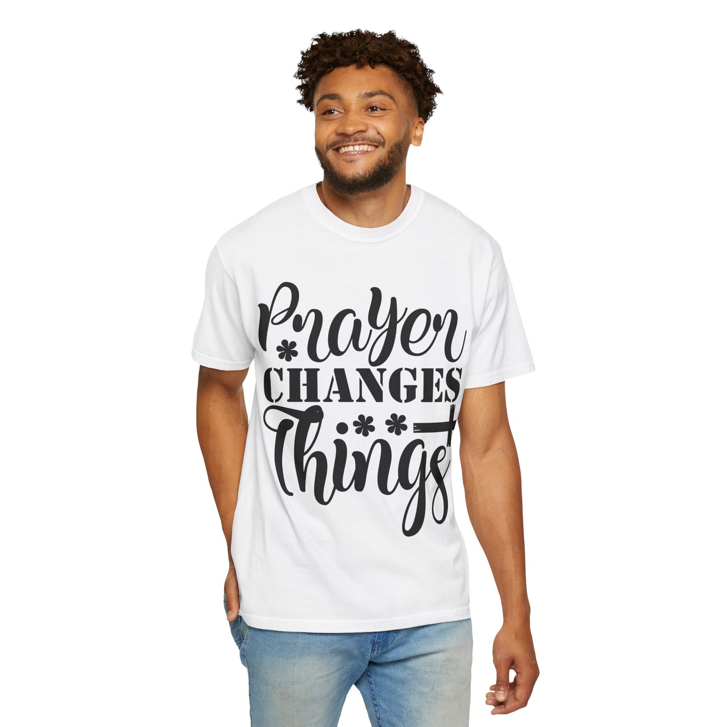 Prayer Changes Things T-Shirt — Christian Faith Graphic Tee