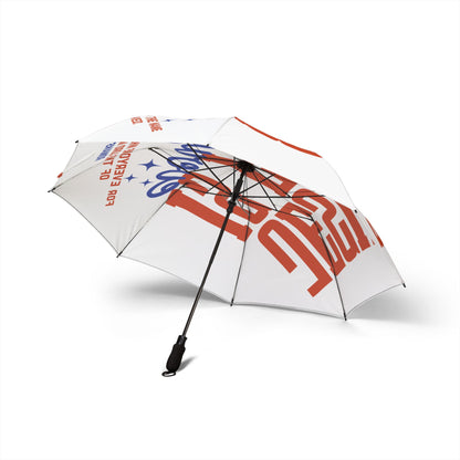Patriotic "Heroes Vote" Foldable Umbrella — Compact Rain Shield for Voters & Civic Events