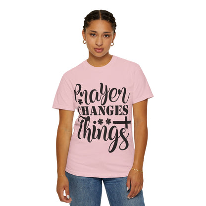 Prayer Changes Things T-Shirt — Christian Faith Graphic Tee