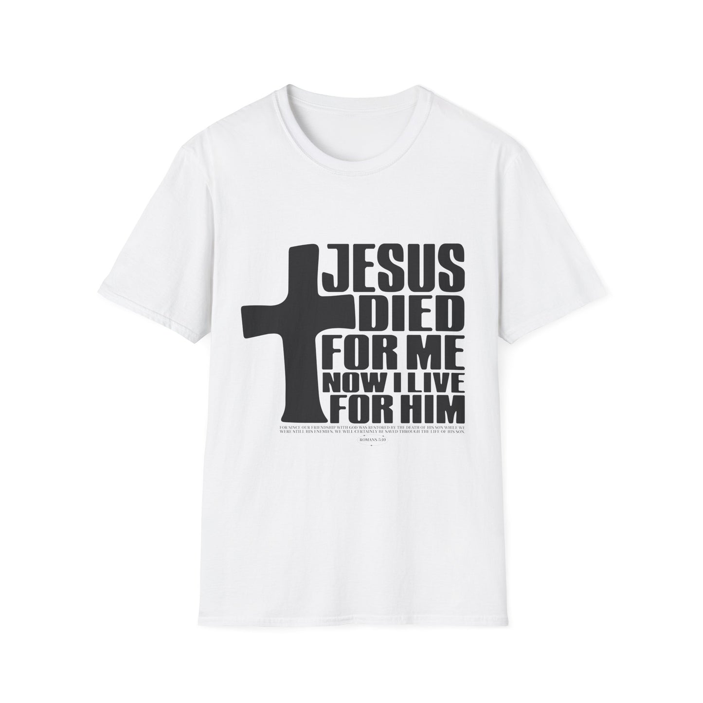 Christian T-Shirt "Jesus Died For Me" — Faith Cross Graphic Tee