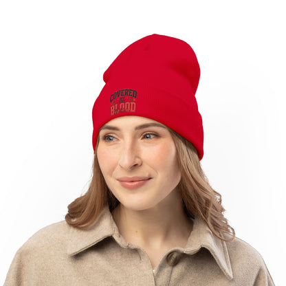 Covered by the Blood Embroidered Beanie