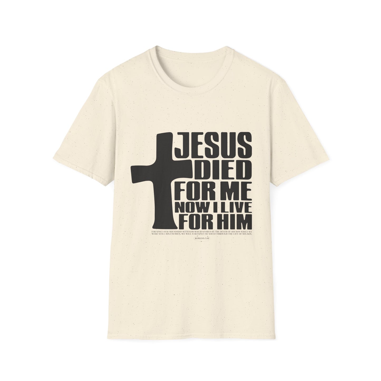 Christian T-Shirt "Jesus Died For Me" — Faith Cross Graphic Tee