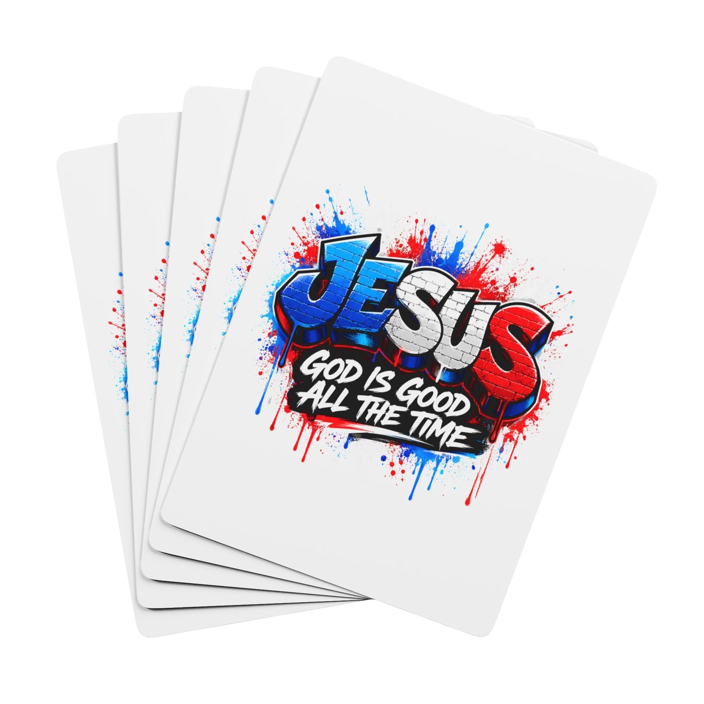 Jesus Poker Playing Cards — "God Is Good All The Time" Deck