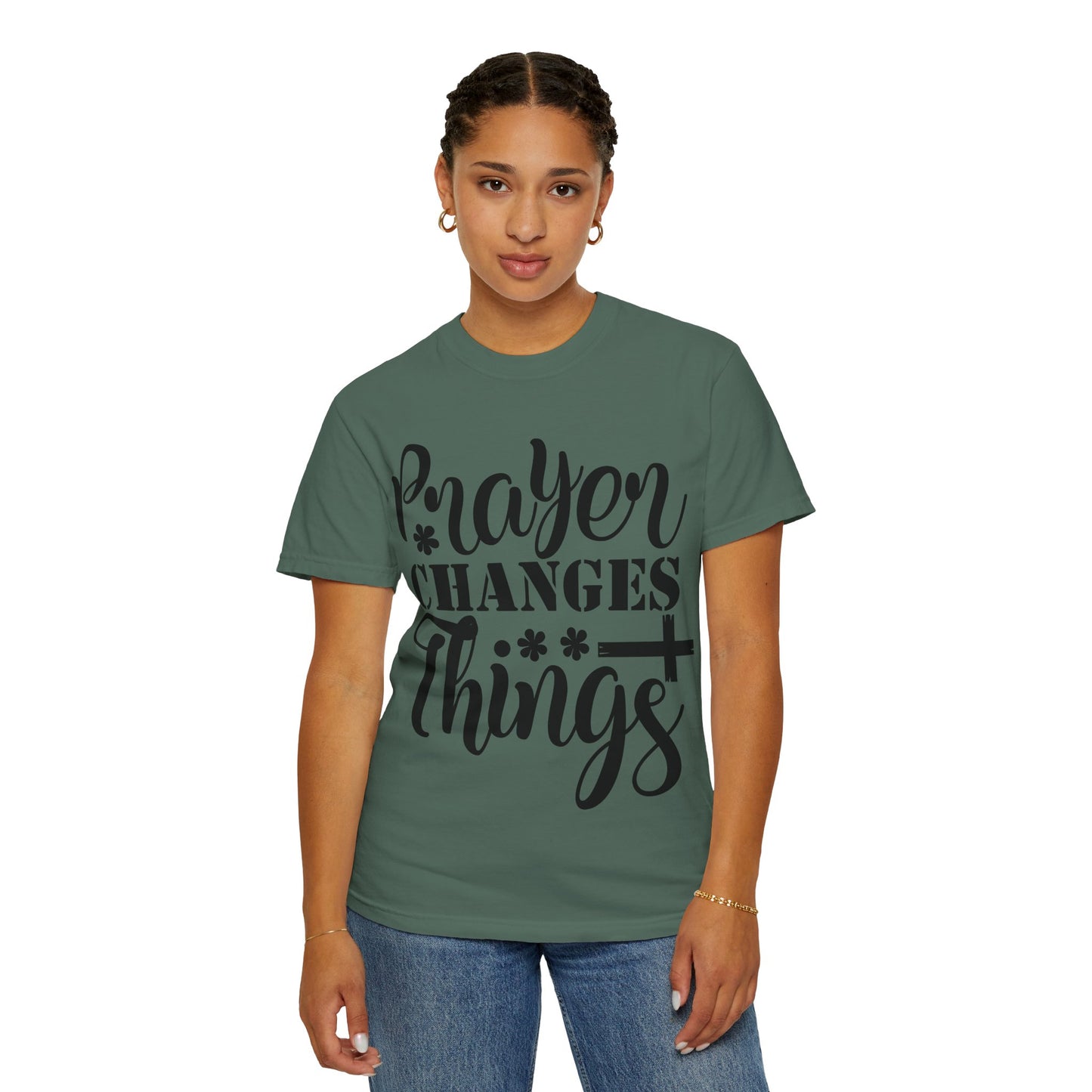 Prayer Changes Things T-Shirt — Christian Faith Graphic Tee