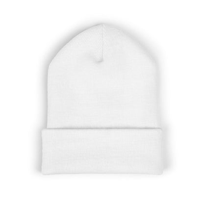 Embroidered 'Jesus' Crown Cuffed Beanie — Christian Faith Winter Hat