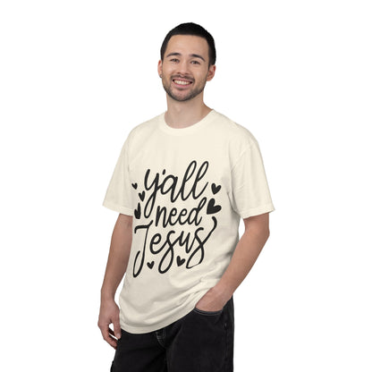 T-Shirt — "Y'all Need Jesus" Script Faith Tee