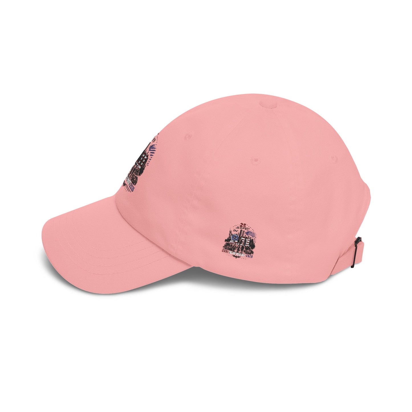 25th Anniversary Dad Cap — Retro Lighthouse & Harbor Embroidery