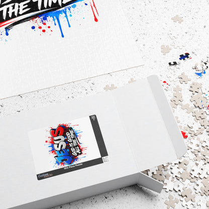 Jesus Graffiti Puzzle — "God Is Good All The Time" Faith Jigsaw (110/252/520/1014 pcs)