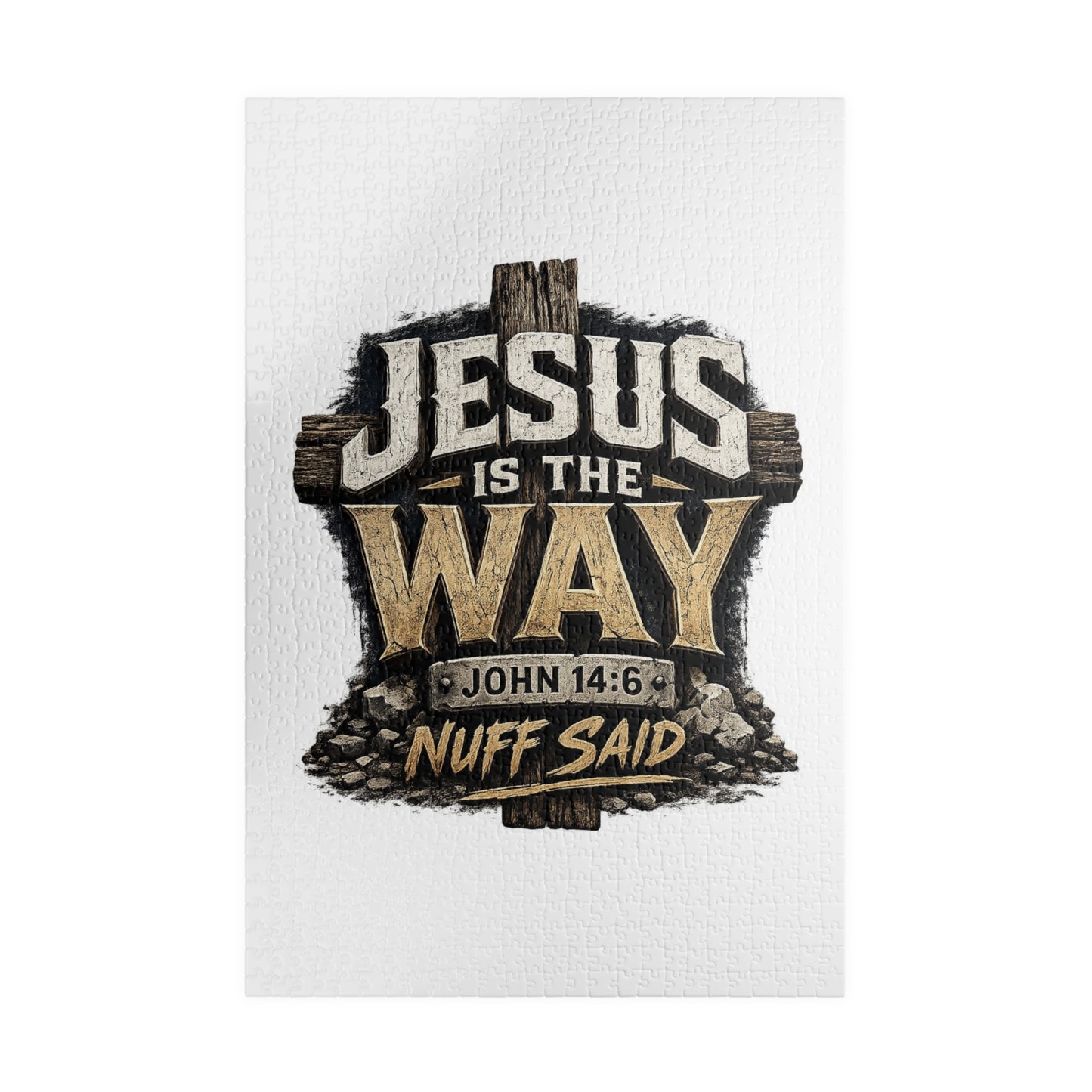 Jesus Is The Way Puzzle — John 14:6 Faith Jigsaw (110–1014 pcs)