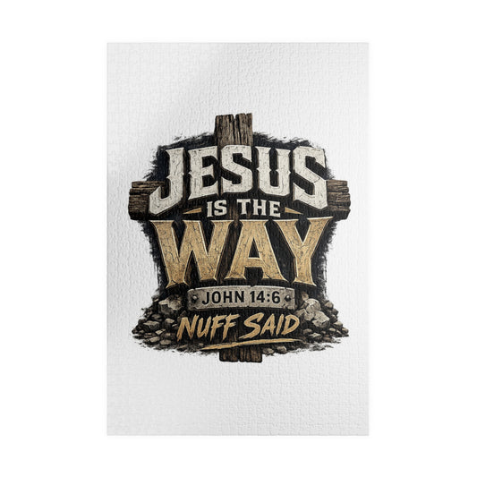 Jesus Is The Way Puzzle — John 14:6 Faith Jigsaw (110–1014 pcs)
