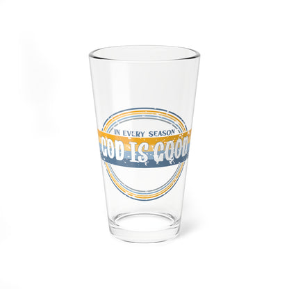 Mixing Glass – "God Is Good" 16oz Faith Glass