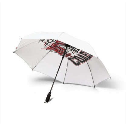 Foldable Umbrella — "Covered by the Blood" Red Cross Christian Rain Umbrella