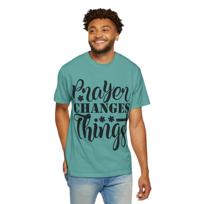 Prayer Changes Things T-Shirt — Christian Faith Graphic Tee