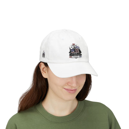 25th Anniversary Dad Cap — Retro Lighthouse & Harbor Embroidery