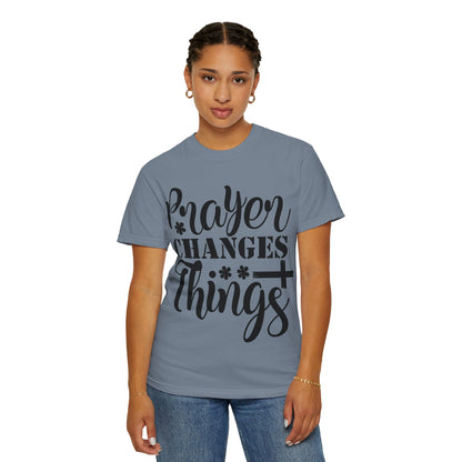Prayer Changes Things T-Shirt — Christian Faith Graphic Tee
