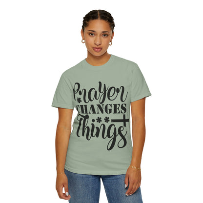 Prayer Changes Things T-Shirt — Christian Faith Graphic Tee