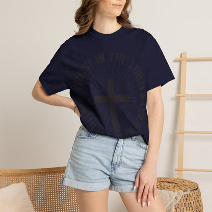 Christian T-Shirt — "Trust in the Lord with All Your Heart" Proverbs 3:5 Faith Tee