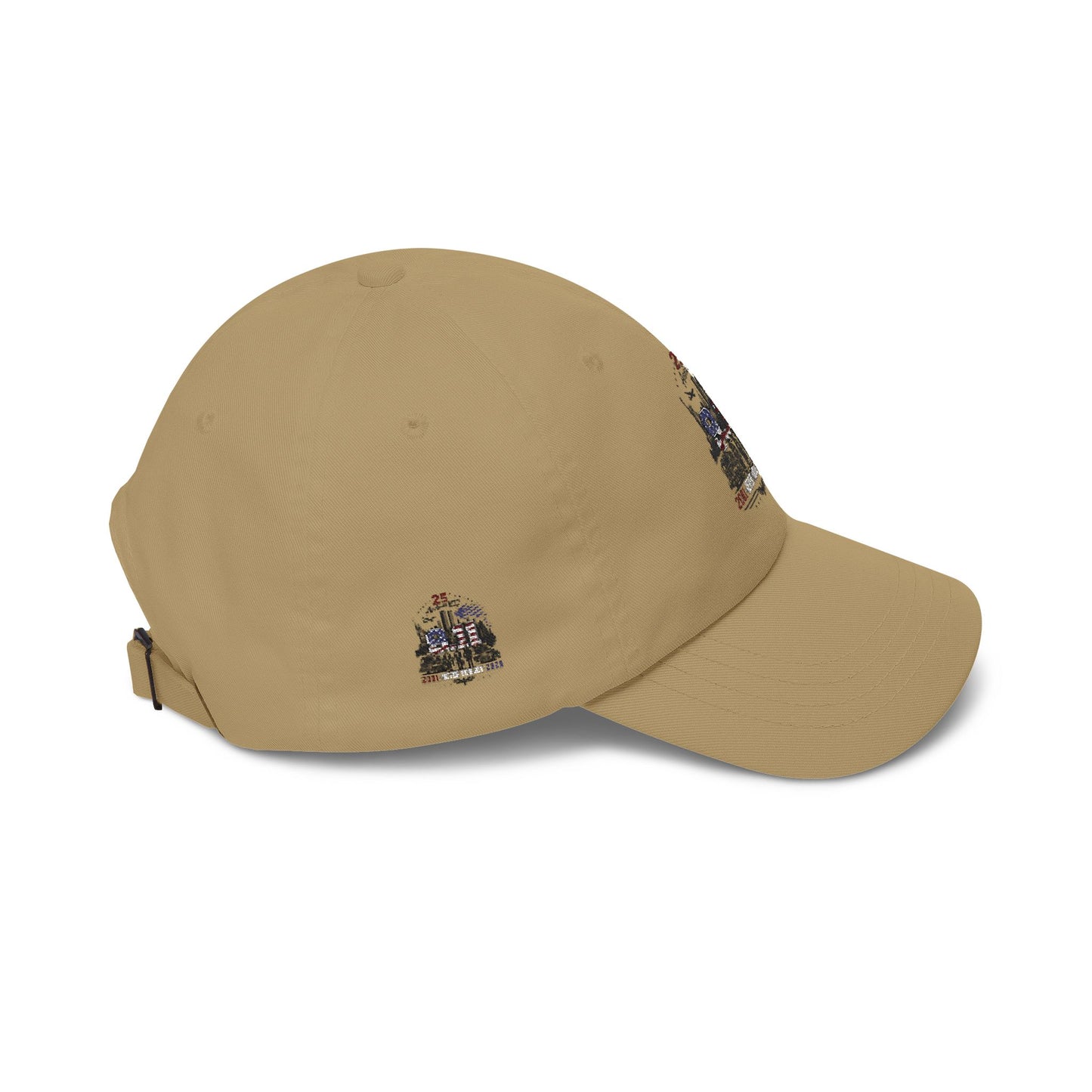 25th Anniversary Dad Cap — Retro Lighthouse & Harbor Embroidery