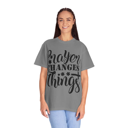 Prayer Changes Things T-Shirt — Christian Faith Graphic Tee