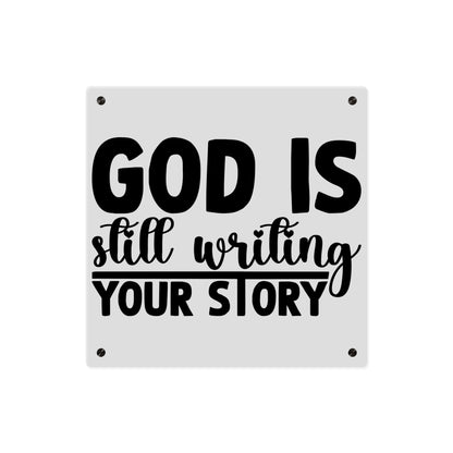 Inspirational Acrylic Wall Art - "God Is Still Writing Your Story"