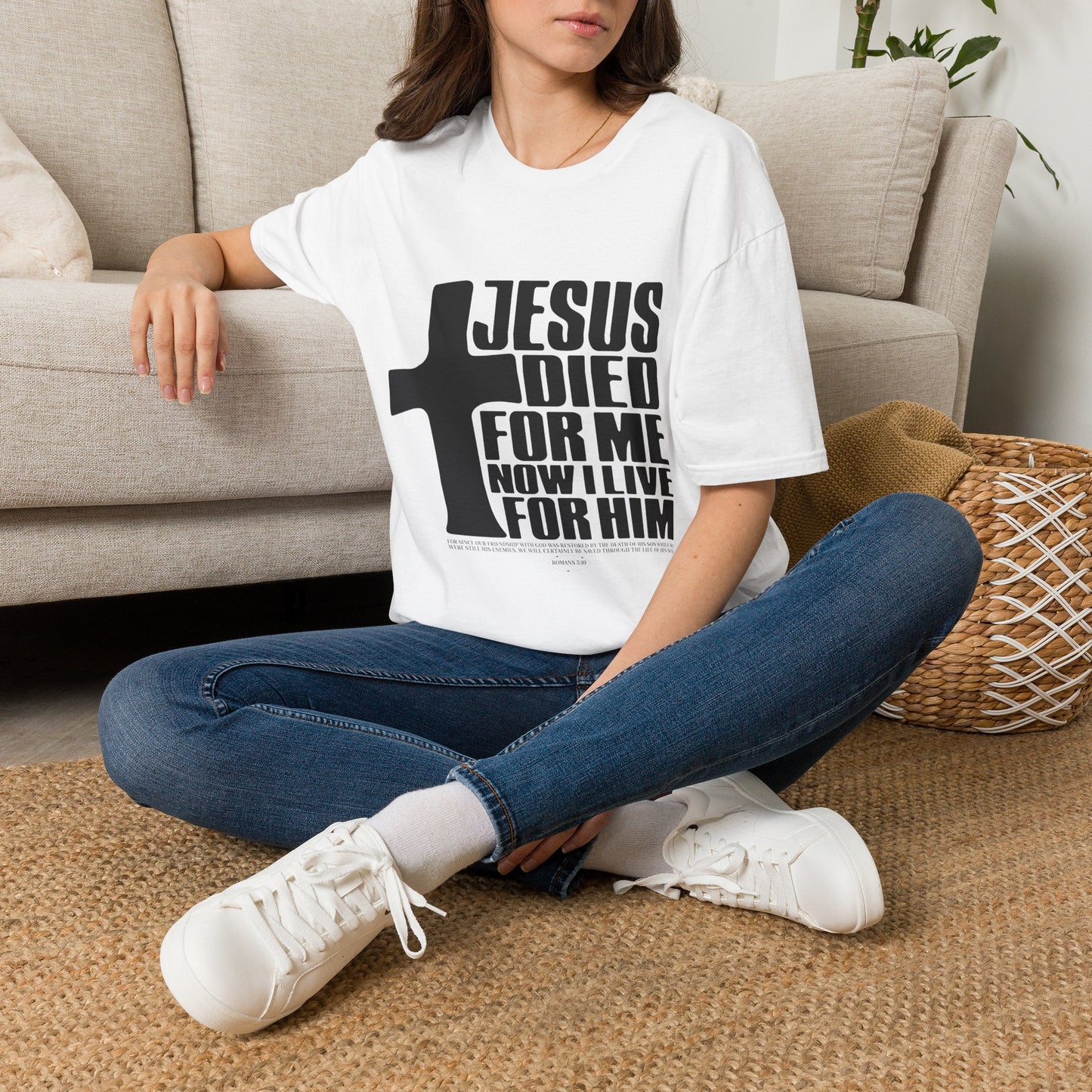 Christian T-Shirt "Jesus Died For Me" — Faith Cross Graphic Tee