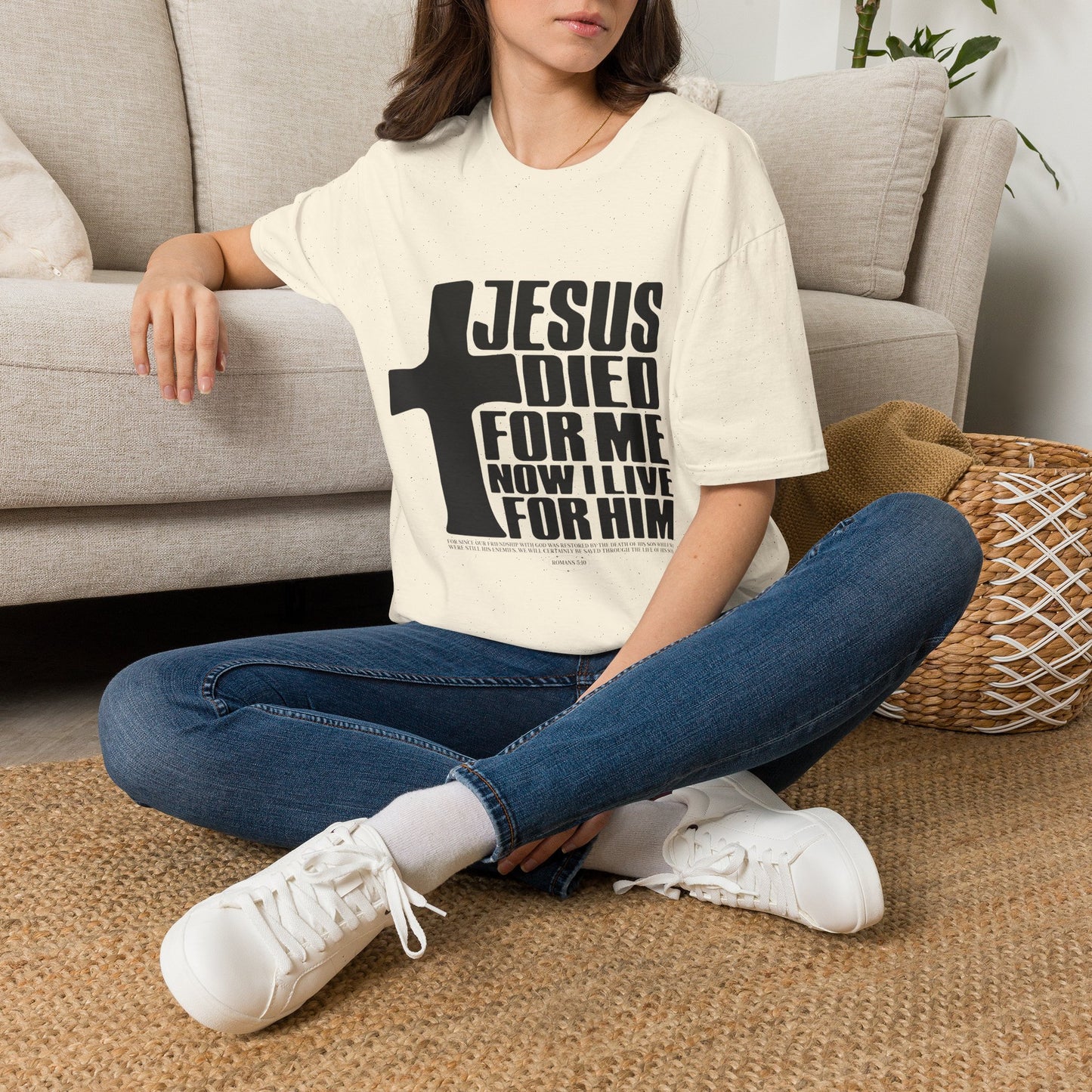 Christian T-Shirt "Jesus Died For Me" — Faith Cross Graphic Tee