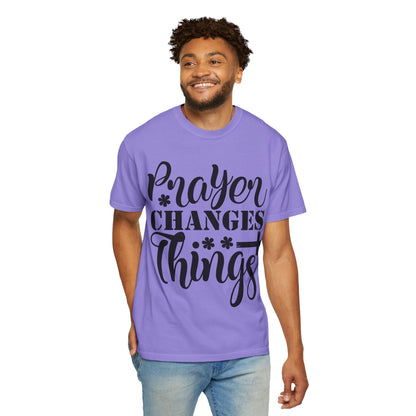 Prayer Changes Things T-Shirt — Christian Faith Graphic Tee