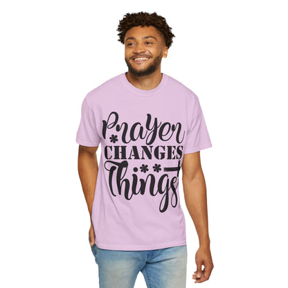 Prayer Changes Things T-Shirt — Christian Faith Graphic Tee