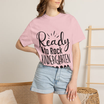 Ready to Rock Kindergarten T-Shirt — Back-to-School Kids Tee