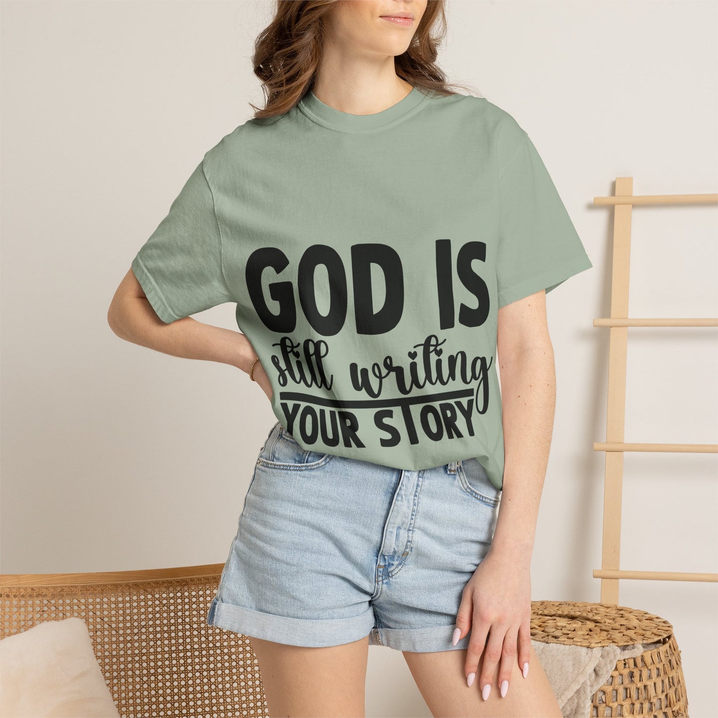 T-Shirt - "God Is Still Writing Your Story" Inspirational Christian Tee
