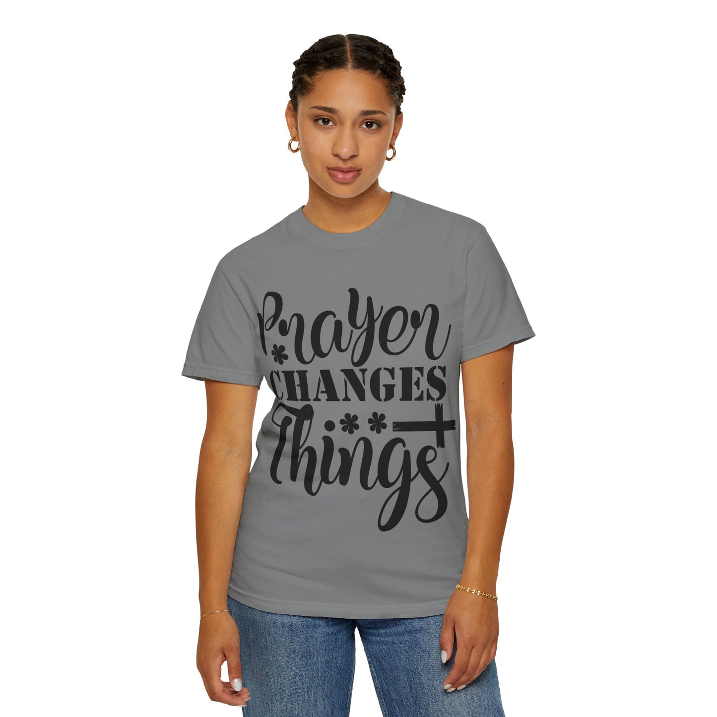 Prayer Changes Things T-Shirt — Christian Faith Graphic Tee