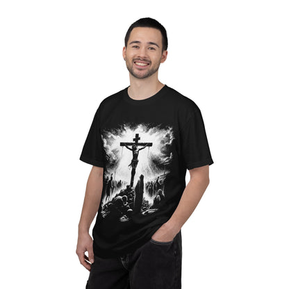 Crucifixion Scene T-Shirt — Religious Christian Faith Graphic Tee