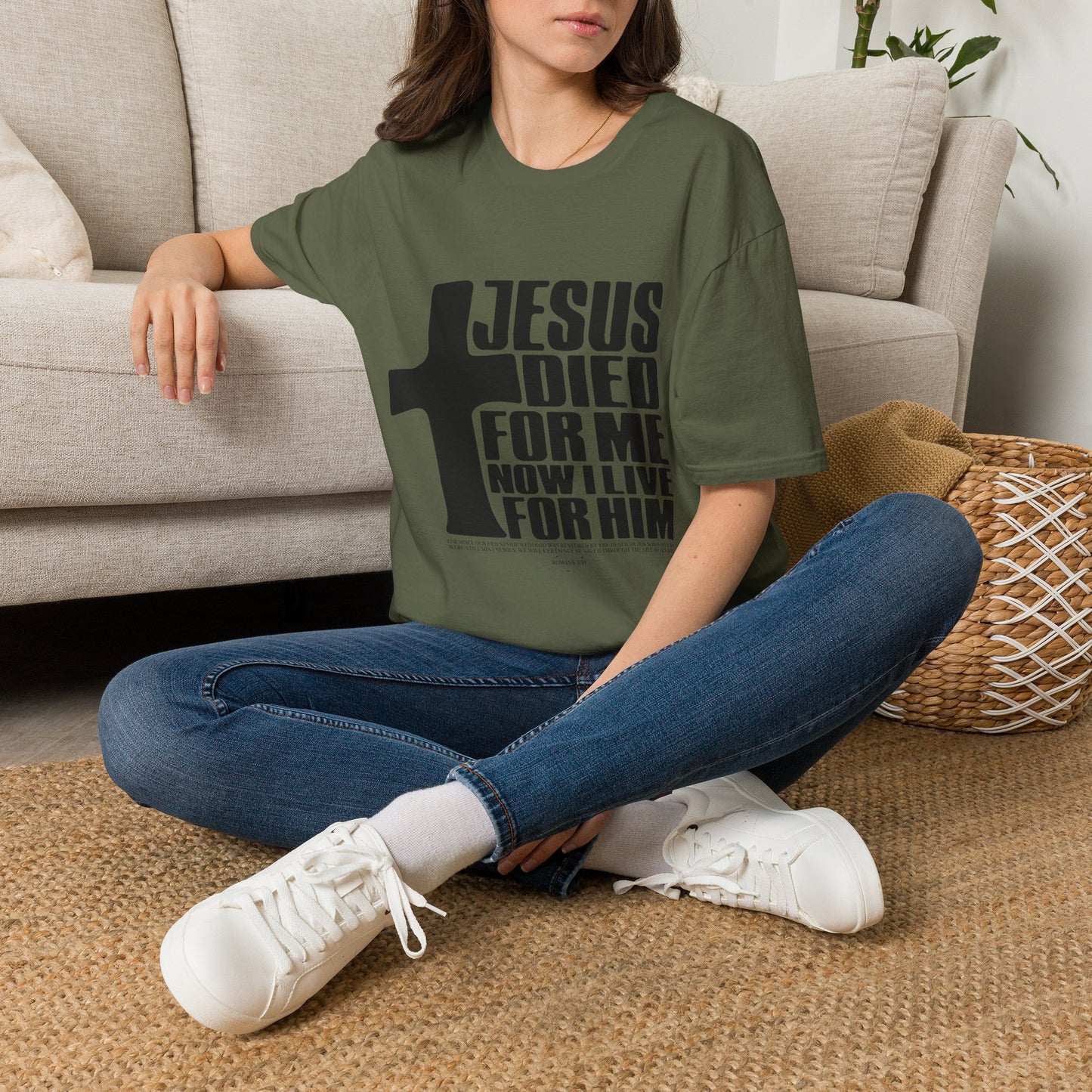 Christian T-Shirt "Jesus Died For Me" — Faith Cross Graphic Tee