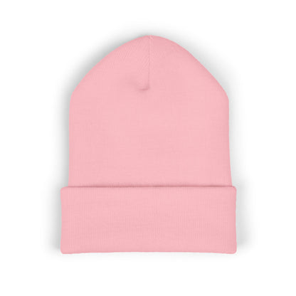 Embroidered 'Jesus' Crown Cuffed Beanie — Christian Faith Winter Hat