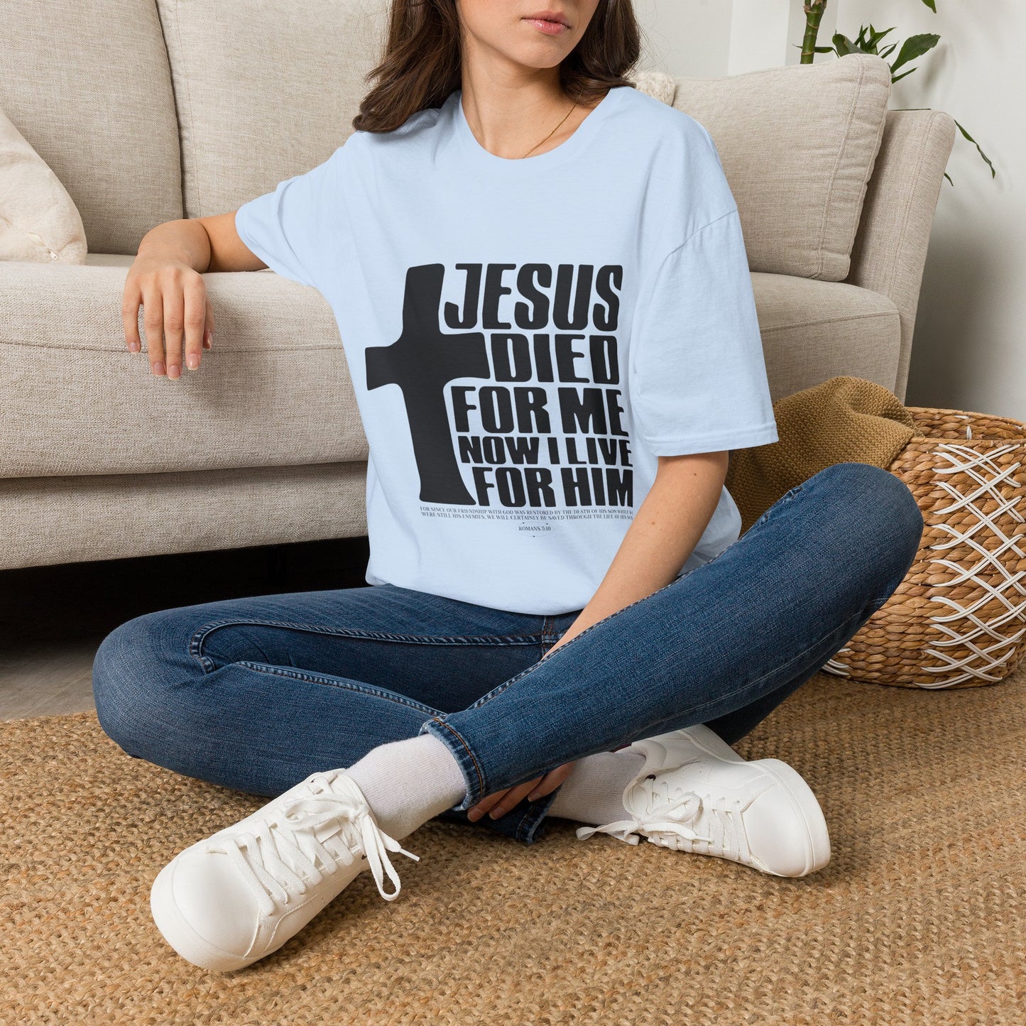 Christian T-Shirt "Jesus Died For Me" — Faith Cross Graphic Tee