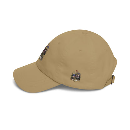 25th Anniversary Dad Cap — Retro Lighthouse & Harbor Embroidery