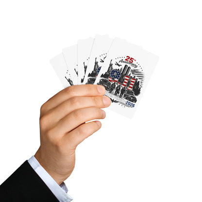 25th Anniversary 9/11 Memorial Playing Cards