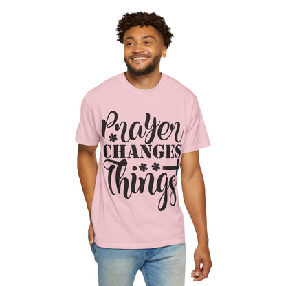 Prayer Changes Things T-Shirt — Christian Faith Graphic Tee