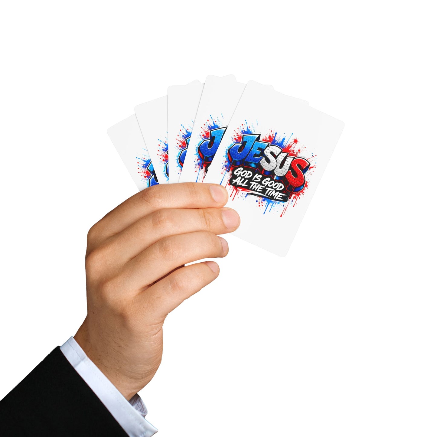 Jesus Poker Playing Cards — "God Is Good All The Time" Deck