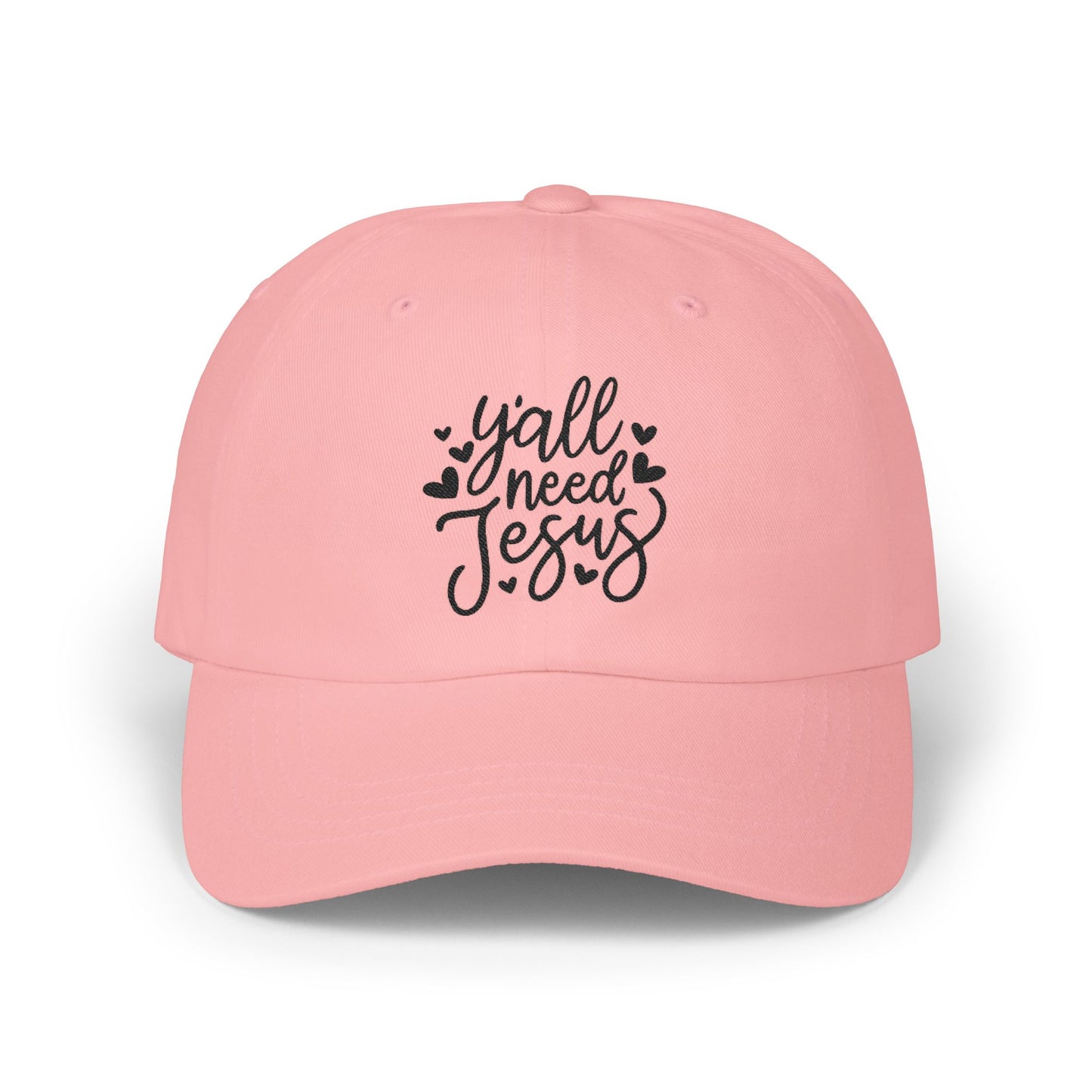 Dad Cap — “Y'all Need Jesus” Embroidered Christian Baseball Hat